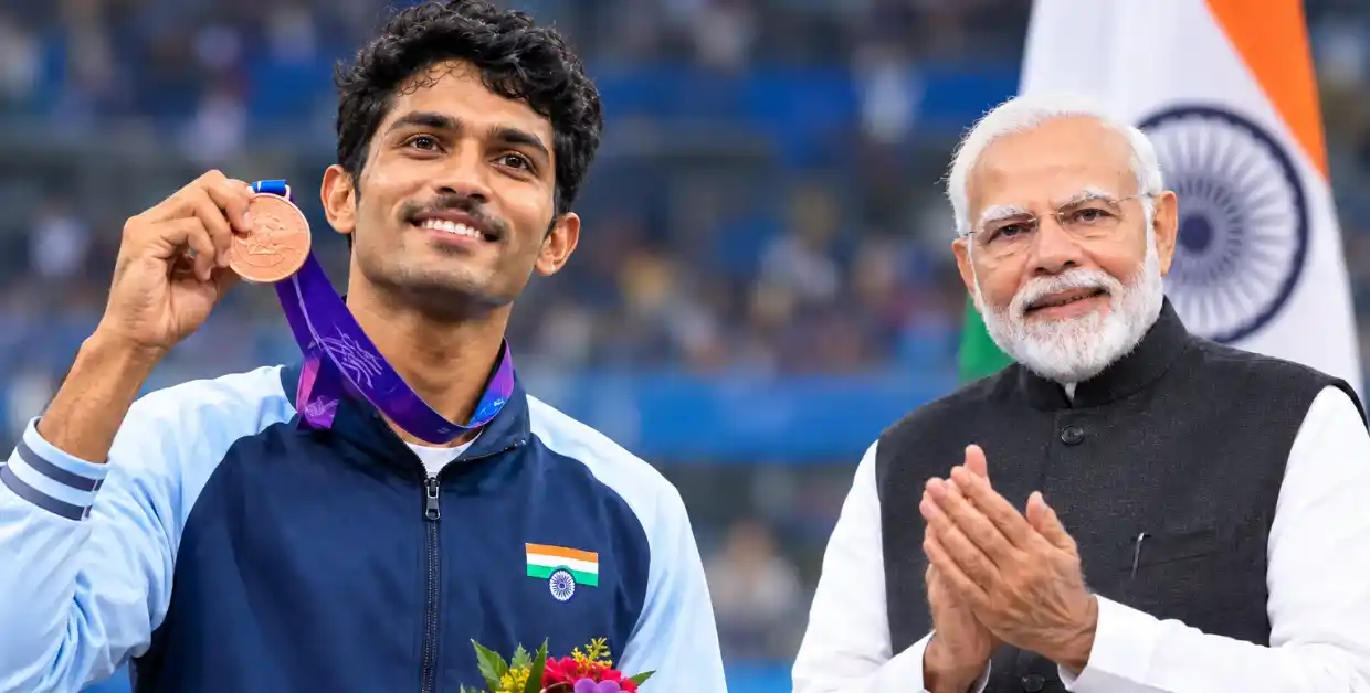 प्रधानमंत्री ने एशियाई खेलों में पुरुषों की डेकाथलॉन स्पर्धा में कांस्य पदक जीतने पर तेजस्विन शंकर को बधाई दी