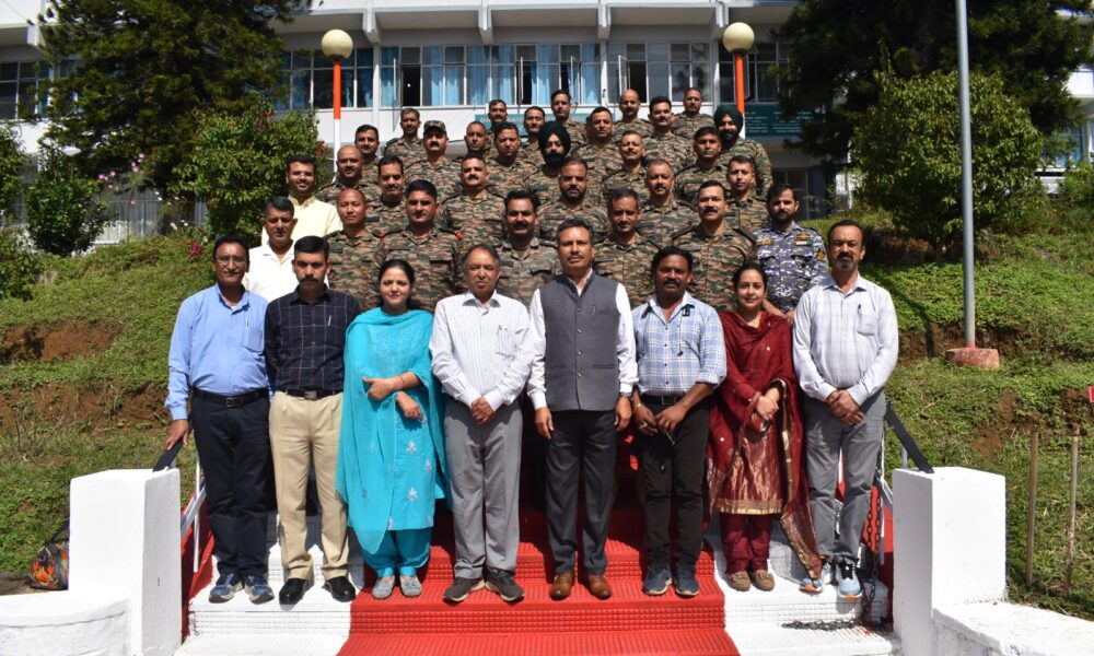 पालमपुर कृषि विश्वविद्यालय में भारतीय सशस्त्र बलों के जेसीओ एवं समकक्षअधिकारियों का 16 सप्ताह का प्रशिक्षण पाठ्यक्रम संपन्न