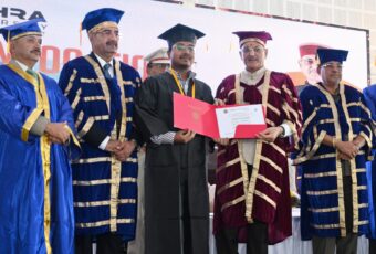 बाहरा विश्वविद्यालय के दीक्षांत समारोह में 577 विद्यार्थियों को प्रदान की गईं डिग्रियां-डिग्रियां नवाचार, उद्यमिता और सामाजिक उत्तरदायित्व का मार्ग प्रशस्त करती हैंः राज्यपाल