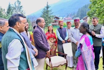 राष्ट्रपति से जयराम ठाकुर के नेतृत्व में भाजपा नेताओं की शिष्टाचार भेंट