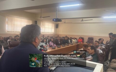 राजकीय महाविद्यालय आनी में कार्यशाला: कुल्लू के शैक्षणिक संस्थानों पर आपदा जोखिम पर चर्चा